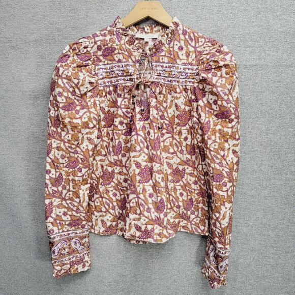 LOVE THE LABEL MABLE PUFF SLEEVED BLOUSE, SIZE M - Picture 3 of 8